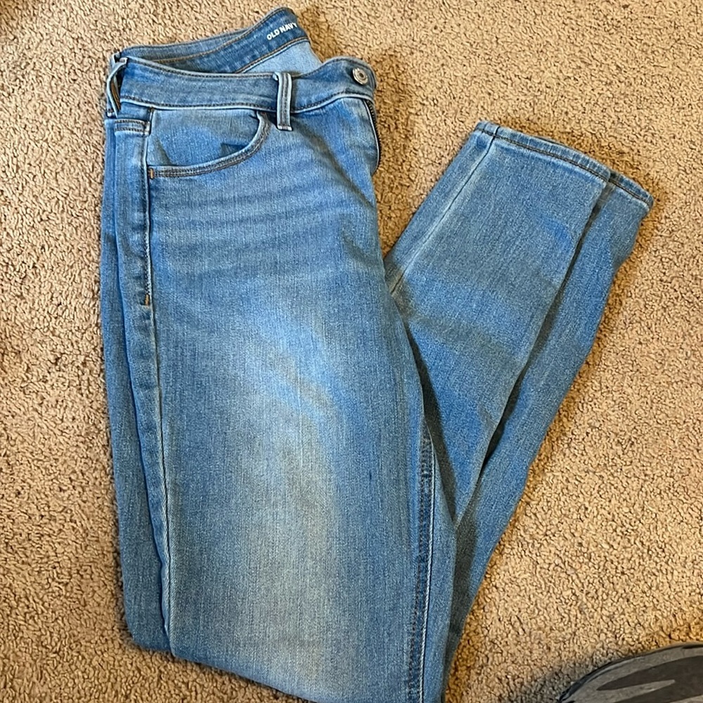 Old navy jeans high rise super skinny